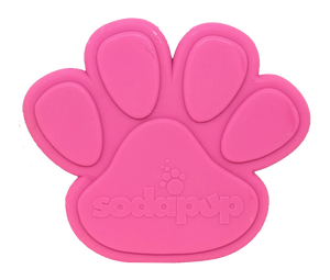 SP Paw Print Ultra Durable Nylon Dog Chew Toy for Aggressive Chewers - Pink