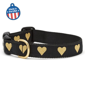 Heart of Gold Dog Collar